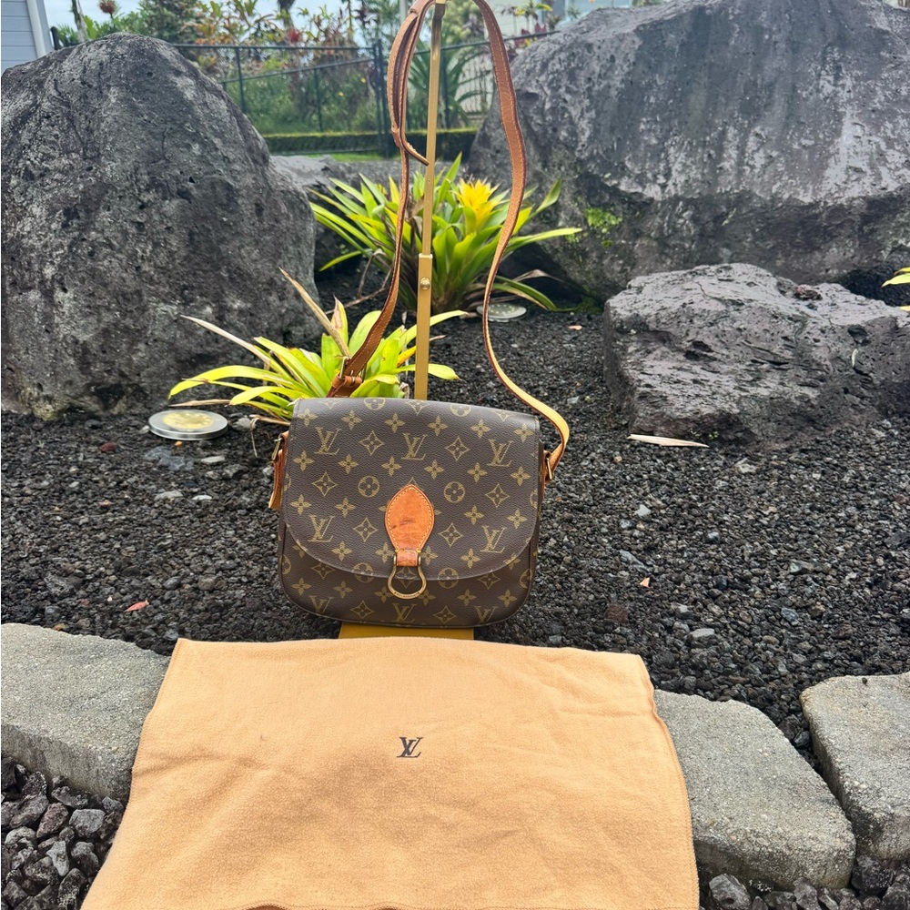 Louis Vuitton Saint Cloud GM Monogram Crossbody Bag Vintage 1999 France